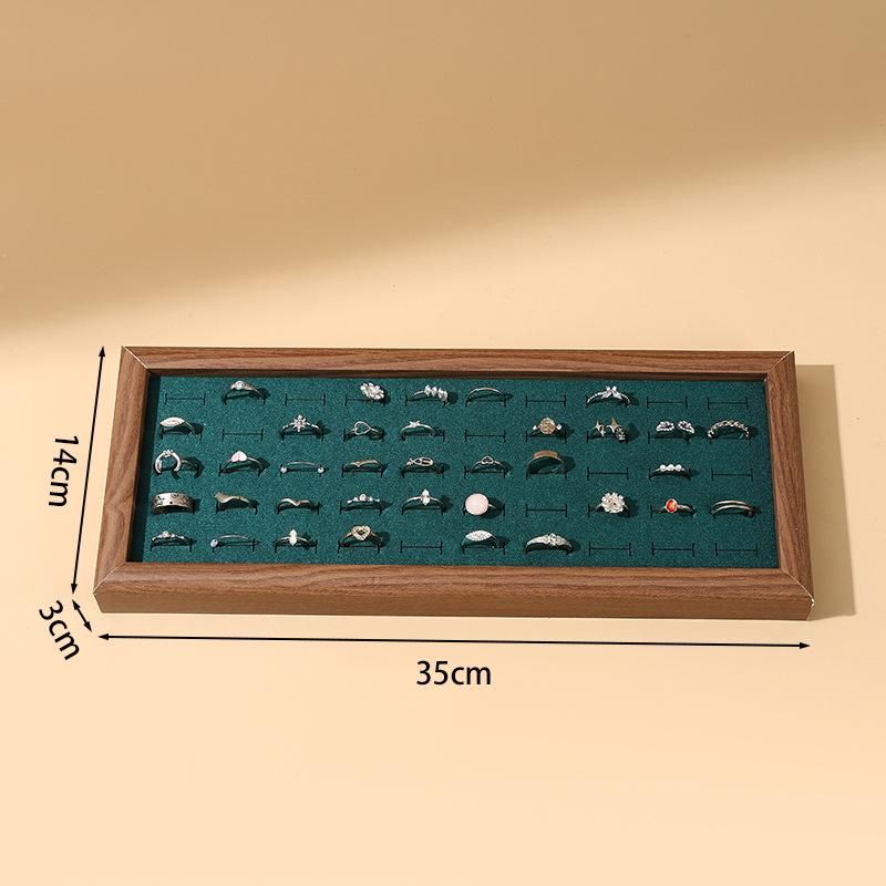 Creative 50 ring display plate, earring storage plate, ring display prop rack, ring viewing plate, stall