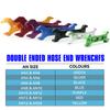 Anodized Aluminum Double End Hose AN Wrench Spanner Tool Set AN3 To AN20 Fitting Wrench Set