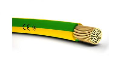 H05V-K (LgY) 1 cable de instalación amarillo-verde /100m/