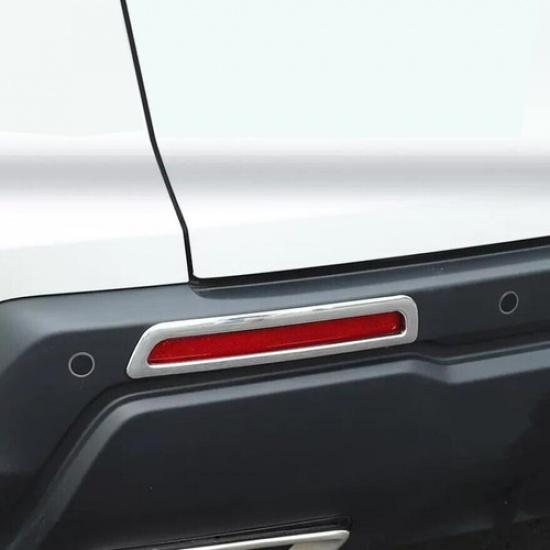 For  Honda CR-V CRV ABS Chrome Rear Bumper Fog Light Decorate Cover Trim 2P