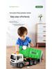 Inertial Garbage Truck Toy with Inflatable Lift and Sorting Bins - Kids' Sanitation and Sweeping Simulation