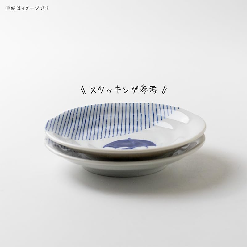 Minoru Pottery SOMENEKO 135 Plates Tokusa