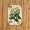 Vintage Metal Sign Hydrangea Wall Decor 8x12 Inch Rustproof Poster for Home