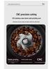 Cross-Border 110V/220V Electric Coffee Bean Grinder with 420 Steel Core – Ideal for Hand Pour Over and Espresso.
