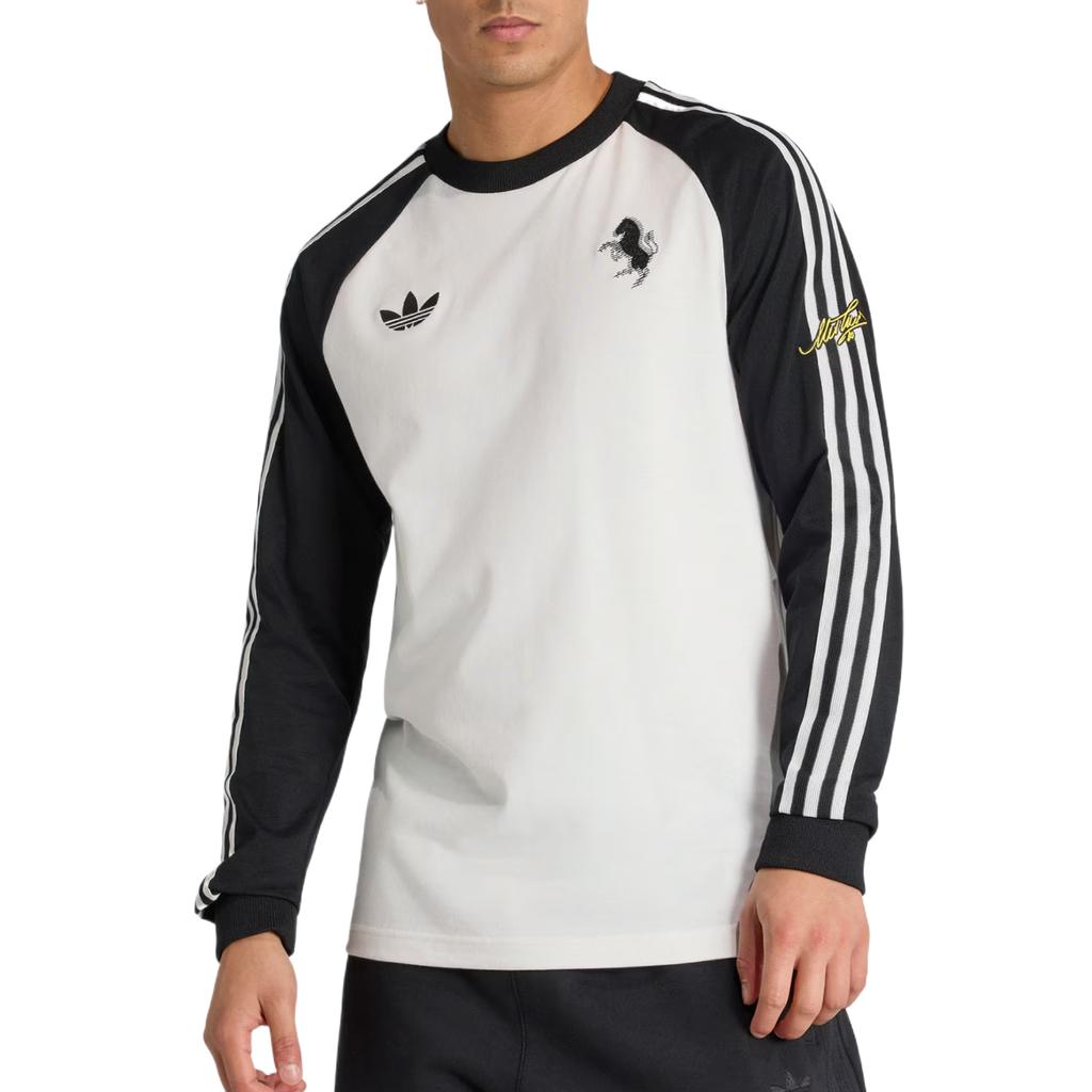 Adidas Originals Juventus FC Comfortable Slim Fit Casual Long Sleeve T-Shirt Men Tops KB4456