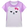 Kids Girls K-POP Demon Star Mira Bear Print Short Sleeves T-shirt Pants Shorts Clothes Sets