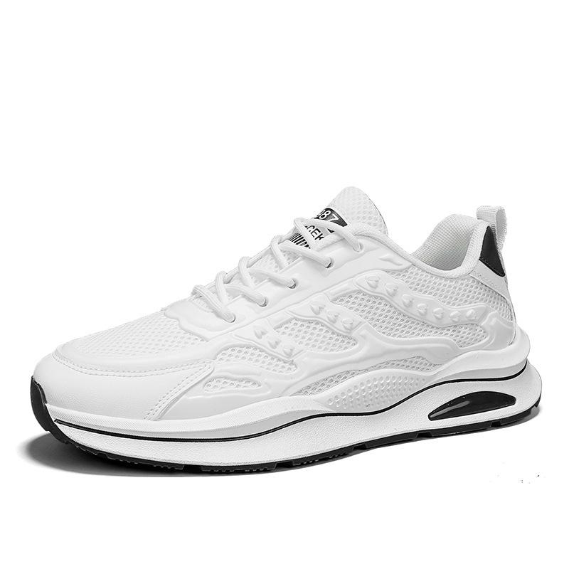 

Летние мужские низкие кроссовки из сетки, модная ниша Харадзюку, обувь на платформе, персонализированная студенческая дышащая повседневная обувь 44