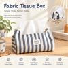 Fabric Tissue Storage Holder Dust Protection Facial Tissue Bag Facial Towel Bag  Vanity