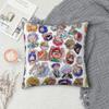 Saiki K Full Set Square Pillow Case Cushion Cover Fashion Polyester Decorative Pillowcase for Car