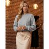 Women S Long Sleeve Loose Cropped Pullover Sweatshirt Casual Autumn