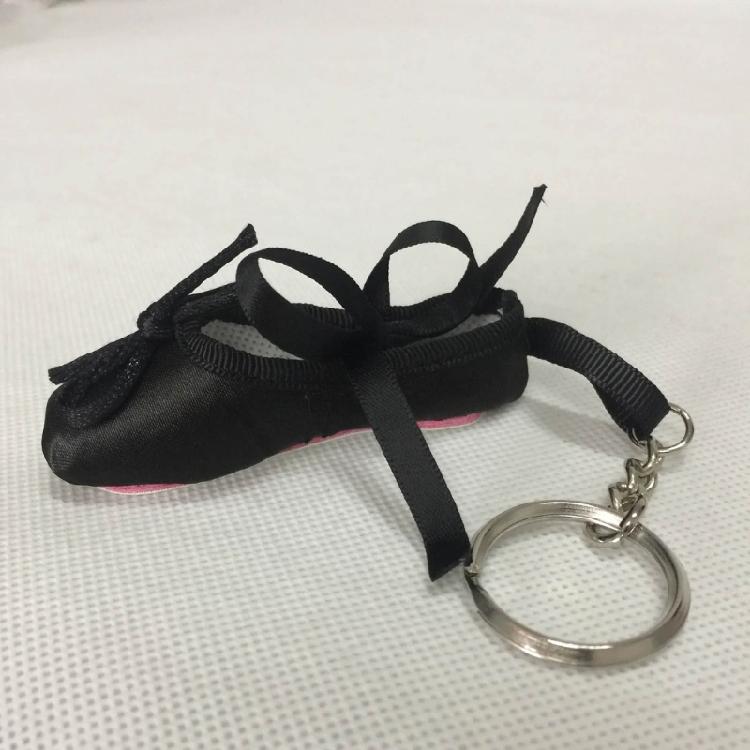 Lovely Ballet Shoe Keyring Stylish Pendant Keychains Ballet Shoe Keyrings