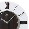 Seiko Clock Wall Clock, Brown Wood, Diameter 340x26mm, Radio-Controlled, Analog, SEIKO EMBLEM HS560B