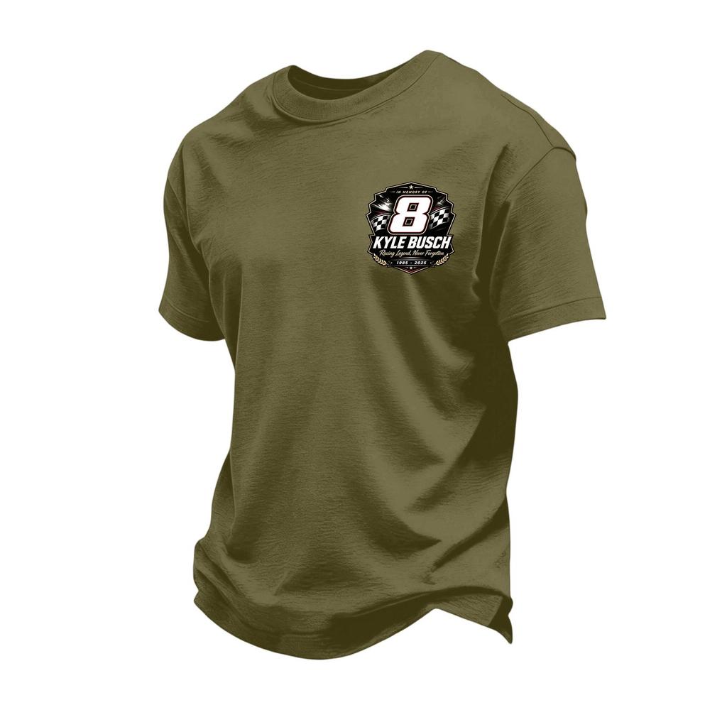 Men's Short Sleeve Racing Graphic T Shirt Nascar Inspired Vintage Style Casual Tee for Racing Enthusiasts Summer Wear