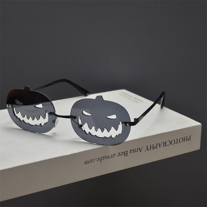 Halloween Pumpkin Glasses: Celebrity Cosplay Funny Sunglasses for Couples