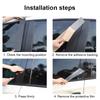 6PCS Car Center Pillar Sticker For Hyundai Sonata ~2025 DN8 MK8 8th Window Trim Cover B C Column Post Door Decal Accessories