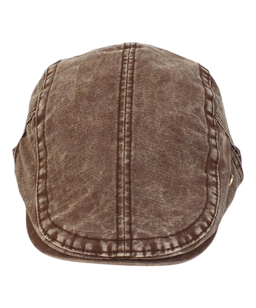 Hard Washing Logo Brown Hunting Cap