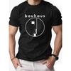 European Sizes Trendy Summer Casual Wear for Men Featuring a Crew Neck, Short Sleeves, And a Digital Print Inspired by Bauhaus Art