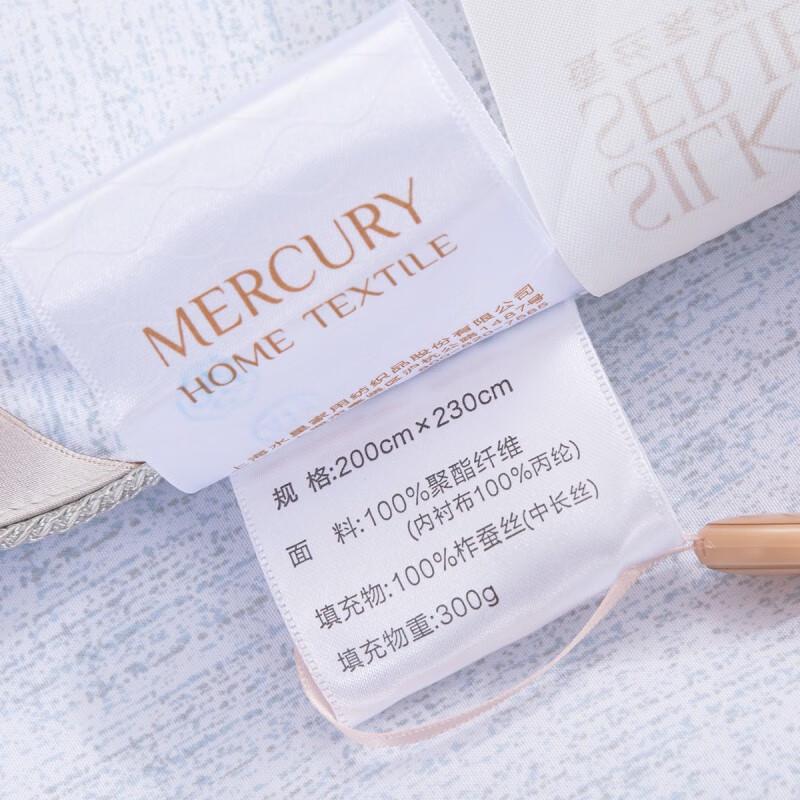 Mercury Home Textiles Sindella Tussah-Seidenmischung Steppdecke