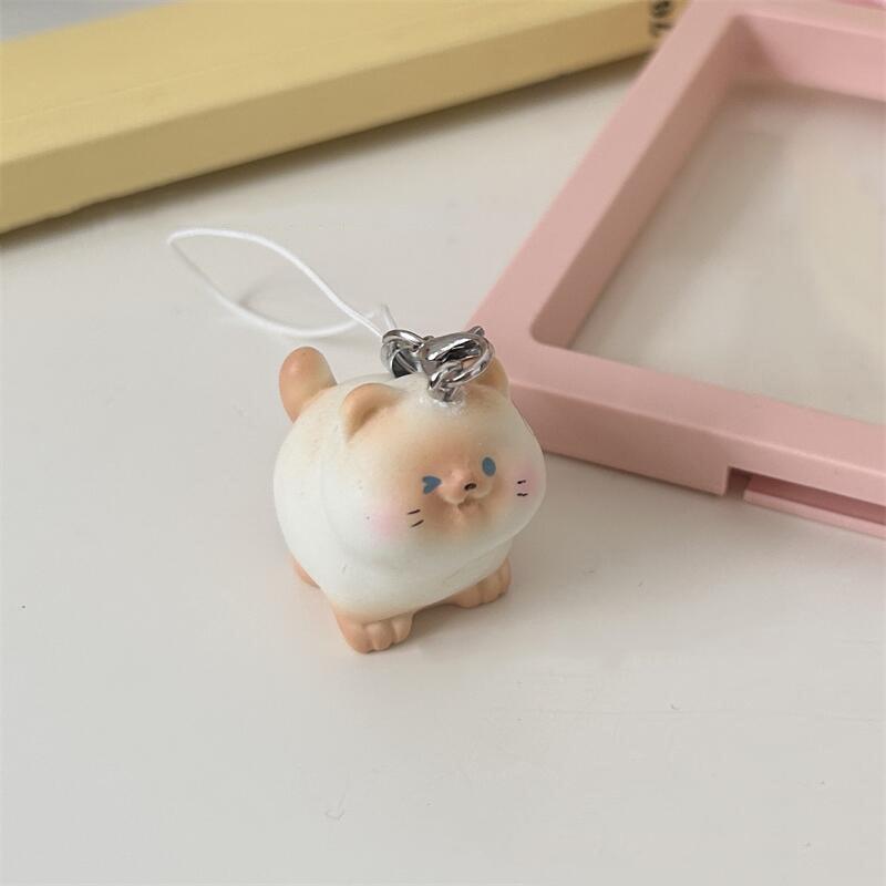 

Милый Сладкий Сиамский Кот Мобильный Телефон Ремешок Шнурок Брелок Подвеска Шарм для Рюкзака Украшение для Сумки Аксессуар для Девочки Подарок