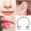 Piercing Sprânceană Inel Nas Cartilaj Ureche Buze din Oțel Inoxidabil, Formă C