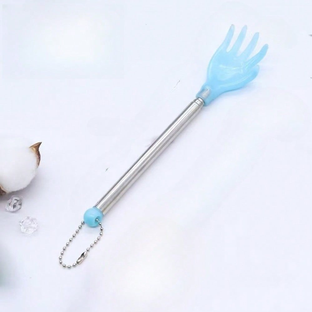 

1 шт. Портативная чесалка для спины для женщин и мужчин, инструмент для чесания, уход на дому, незаменимый в путешествиях, аксессуар для ванной, идеальный праздничный подарок синий