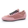 Customized Leather 25 Summer New Home Moral Training Shoes Comfortable Casual Shoes Lace-up Color Matching Forrest Gump Shoes Women's Sports Board Sh