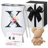 Personalized Vacuum Birthday Bear Stainless Lid Female Wedding Greeting Present Tumbler, Insulated, Present, Women, Stylish, Popular, Gift, Towel,