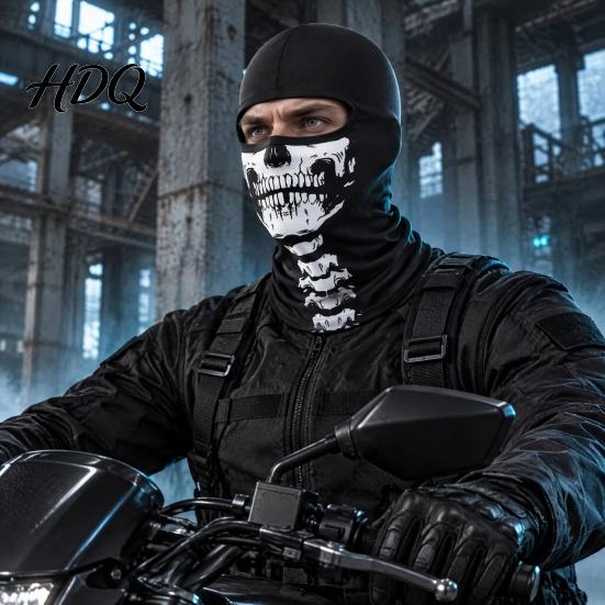 UV Protection Face Cover Skull Neck Gaiter Balaclava Full Mask Breathable Sun Shield Mask Ice Silk Guard for Outdoor Cycling Motorcycle Riding Dust
