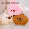 Capybara Pillow: Headboard Sofa Backrest & Waist Support – Ideal for Bed or Relaxing, Guinea Pig Design, Perfect Birthday Gift