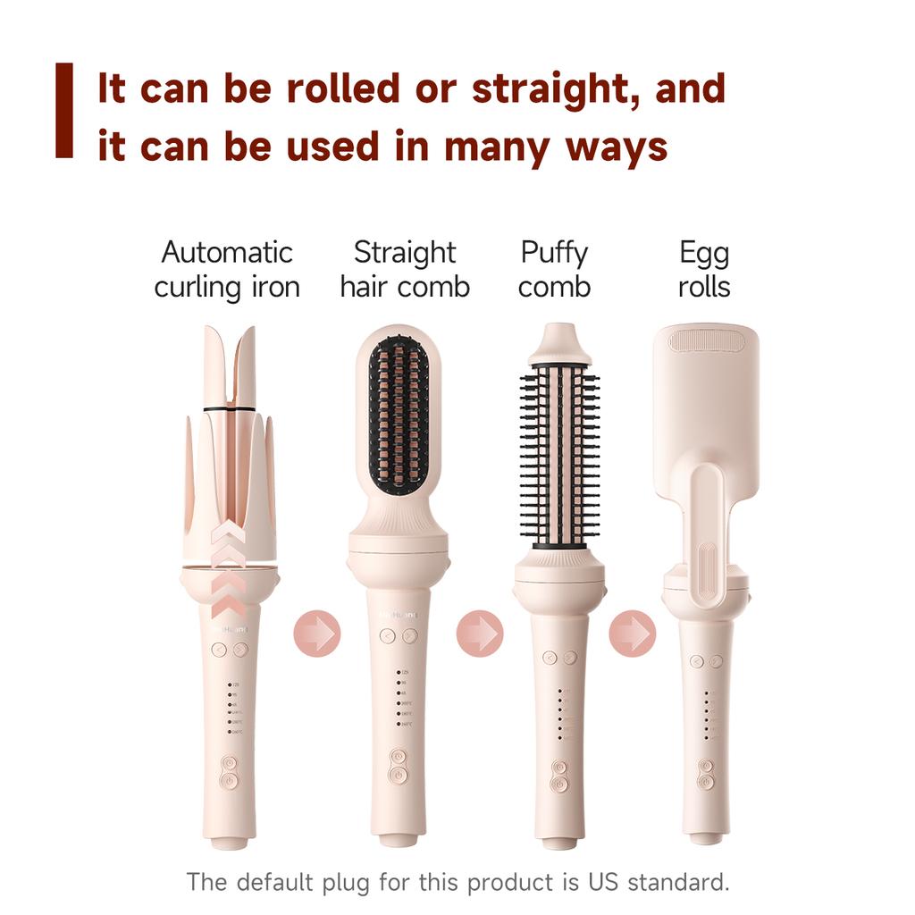 Automatic Hair Curler Ceramic Rotating Air Curler Magic Hair Styler Curl Machine for Effortless Curls