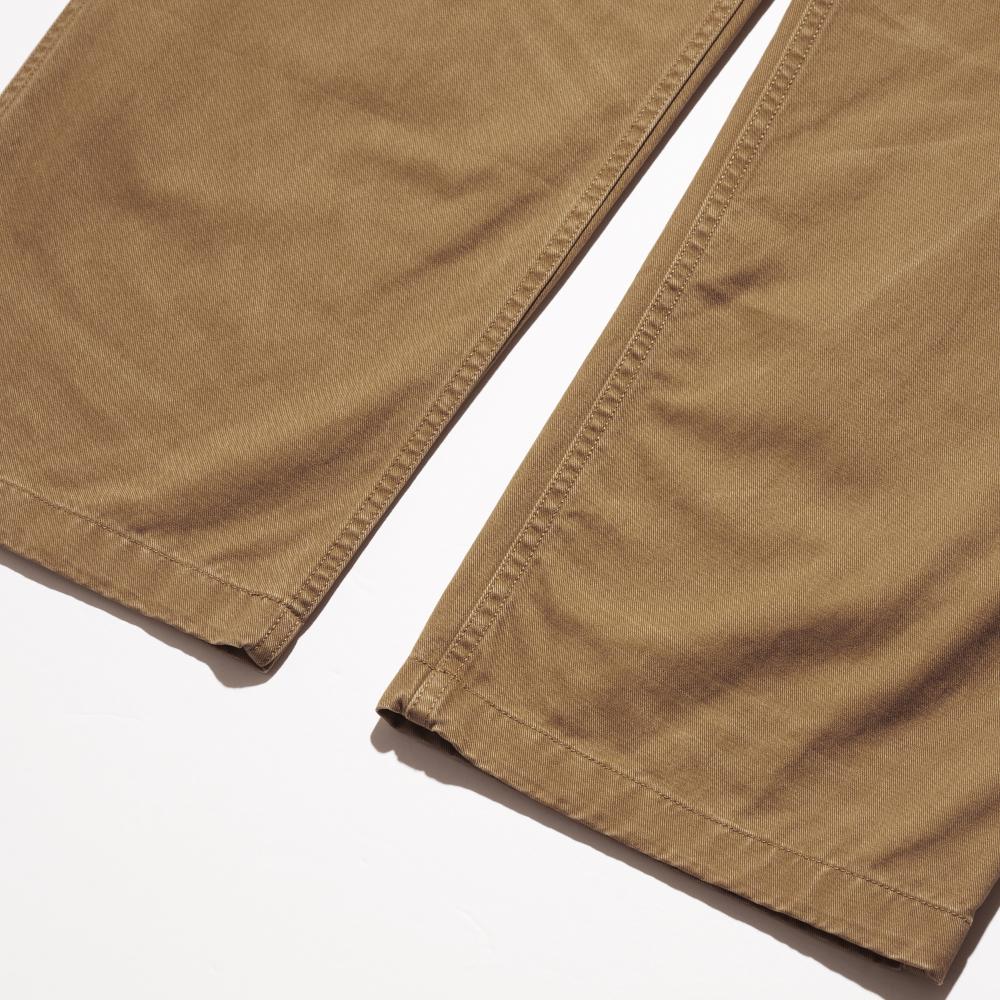 Dyutelo Damaged Wash Chino Pants Mid Beige