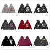 Übergroßer Kapuzenpullover Herren Streetwear Lockere Passform Baumwolle Schweres Material Wintergewaschen Vintage-Stil
