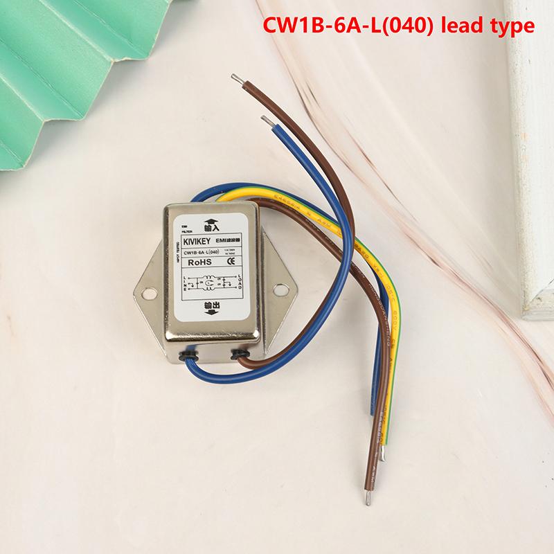 

Cw1B-3A/6A /10A-L(040)Anti-Interference Ac 220V Power Supply Filter Emi Line Audio Purifier Cw1B-10A-L B