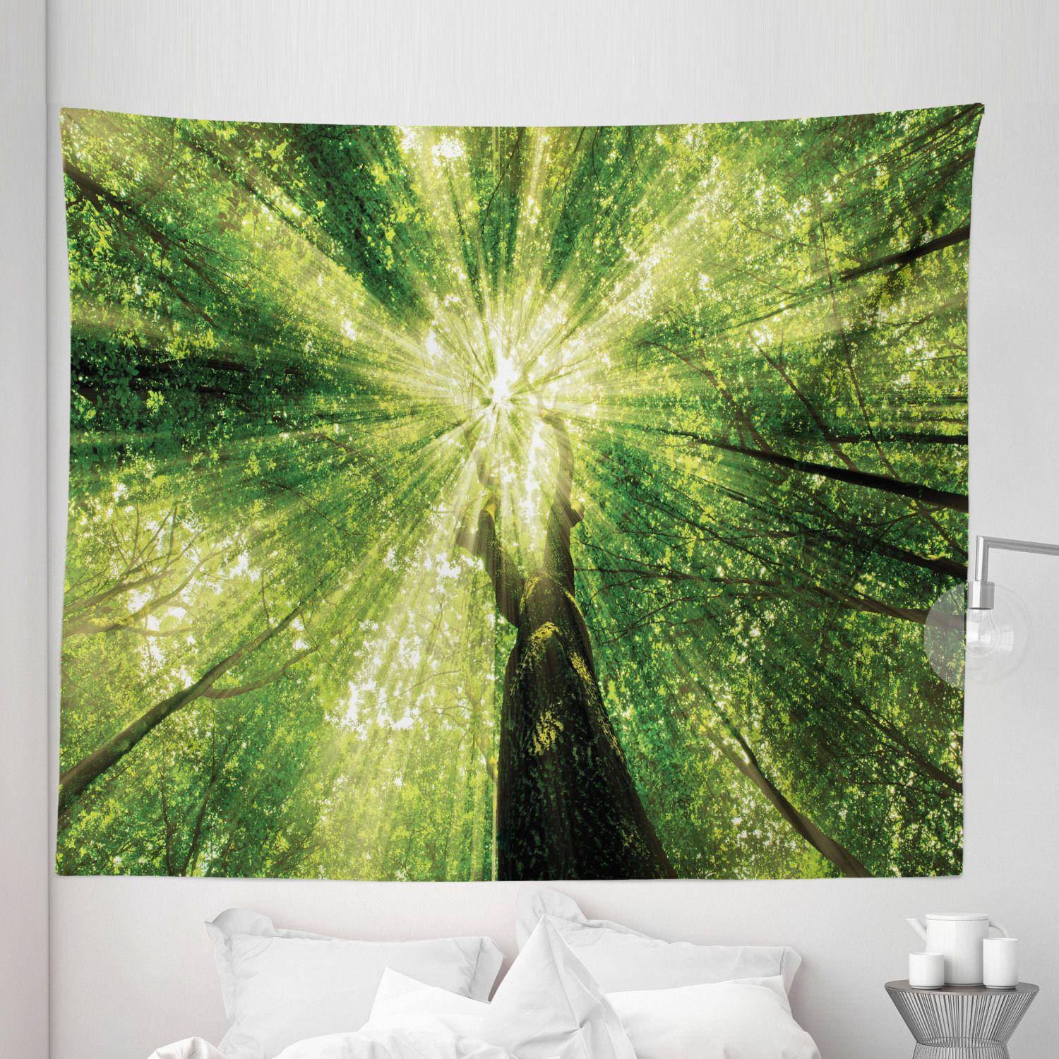 Tapestry Green Spring Brunches Sun 75x100 чёрный