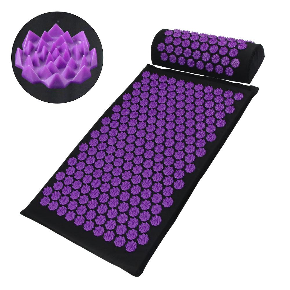 Pranamat Eco Lotus Spike Mat - Acupuncture Massage Cushion Kuznetsov's Applicator Sensi Yoga Acupressure Massage Tool