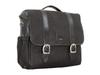LONGRIDE Heritage Saddlebag with Flap Top Black Click-On (12L) (HQR131WBLA)