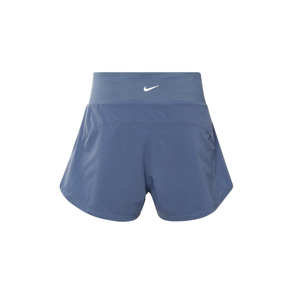 New Nike Dri FitBliss Sports Shorts Women's Finnish Blue DX6023-491