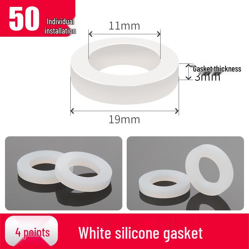 4-Punkt Silikondichtung & 6-Punkt Gummihahn-Unterlegscheiben-Set