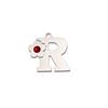 Xiaomi 5 Pcs/lot Cute Flower Alphabet Pendants Stainless Steel Jewelry 26 Capital Letter Charms for DIY Necklace Bracelet Earring 2026
