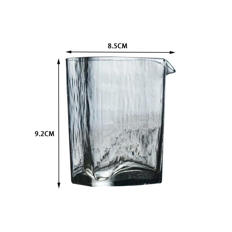 

Japanese Style 150ml Triangle Hammer Glass Fair Mug Heat Resistant Tea Separator Tea Pitcher Gongdaobei Kung Fu Tea Set Teaware 150ML