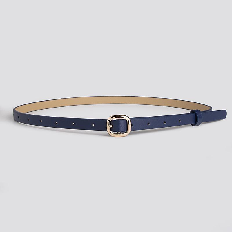 New Women's Japanese Buckle Skirt with Clothing Belt Exquisite Commuter Women's Thin Belt Sweet