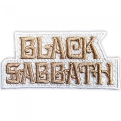 Woven Text Logo Iron On Patch