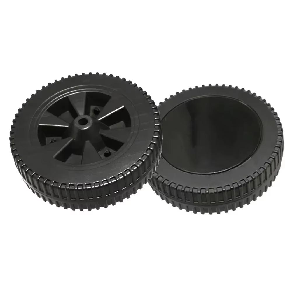 2Pcs/Set Grill Wheels Replacement-Parts 170/177mm 7 Inch BBQ Grill Wheel Barbecue Grills Kitchen Garden Accessories Plastic