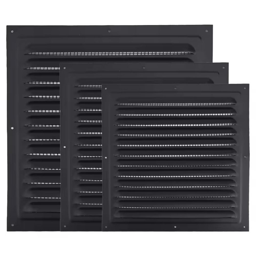 Air System Net Cover Screen Air Vent Grille Aluminum Alloy Insect Screen Cover Window Square Vent