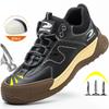 New Men Safety Shoes Composite Toe Insulated 6KV Man's Welder Shoes Anti-spark Anti-stab Work Safety Boots Male Protective Boots