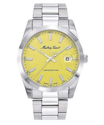 Pánské hodinky Mathy Sunray Limited Edition Nerezová ocel Žlutý ciferník Quartz H451J