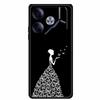 For Tecno Pova 6 Phone Case 6.78" Animal Black Silicone Soft Back Cover Cases For Tecno Pova 6 Case Pova6 Coque Funda Shockproof