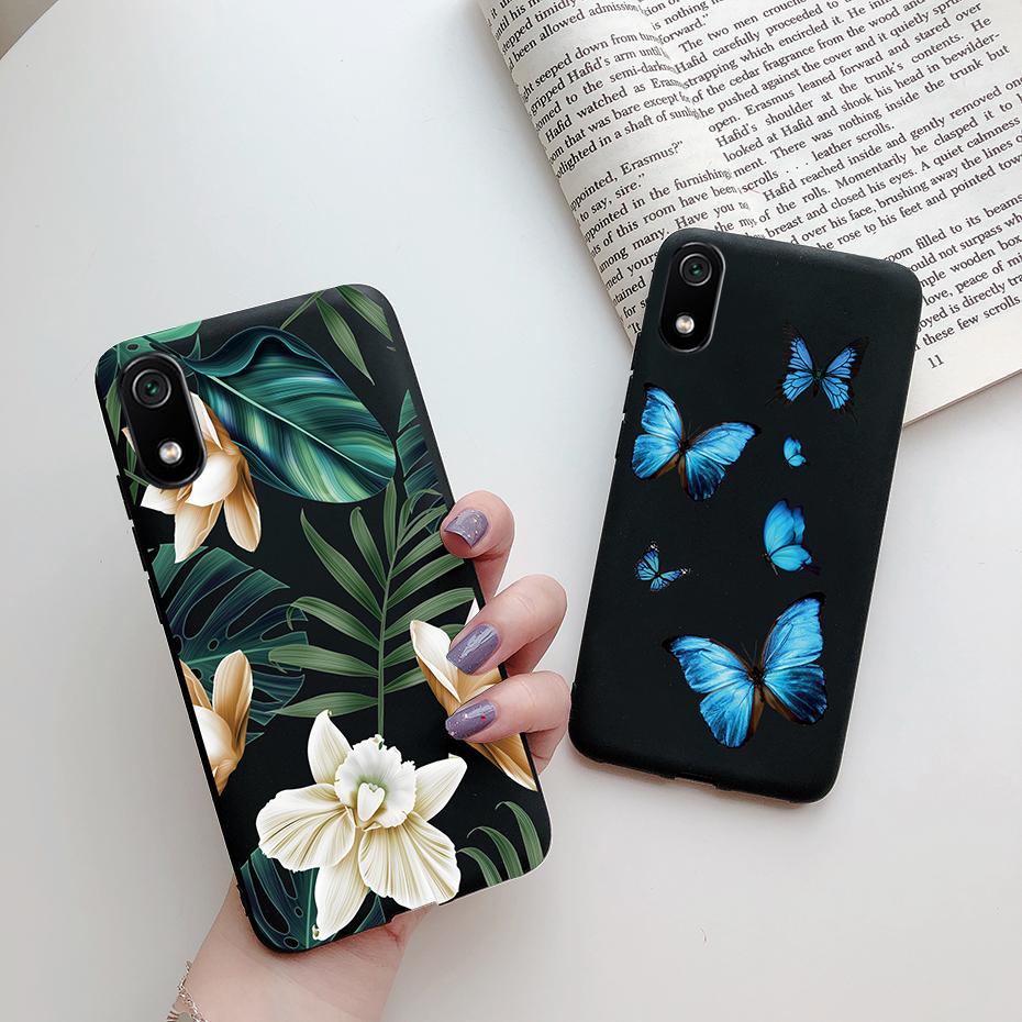 For Xiaomi Redmi 7A Case Daisy Sunflower Painted Soft Silicon Phone Back Cover Cases For Xiaomi Redmi 7A 7 A Redmi7A Case Fundas