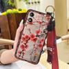 Phone Holder Wrist Strap Phone Case For MOTO E13 Anti-dust Chinese Style Kickstand Fashion Ring Anti-knock Wristband