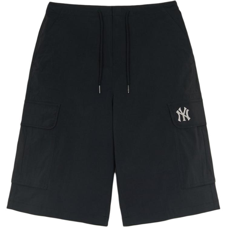New MLB Casual Shorts Unisex Black 3ASMV0753-50BKS